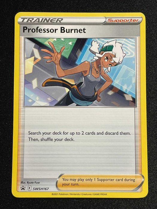 Carta Pokémon Professor Burnet SWSH167 Promo