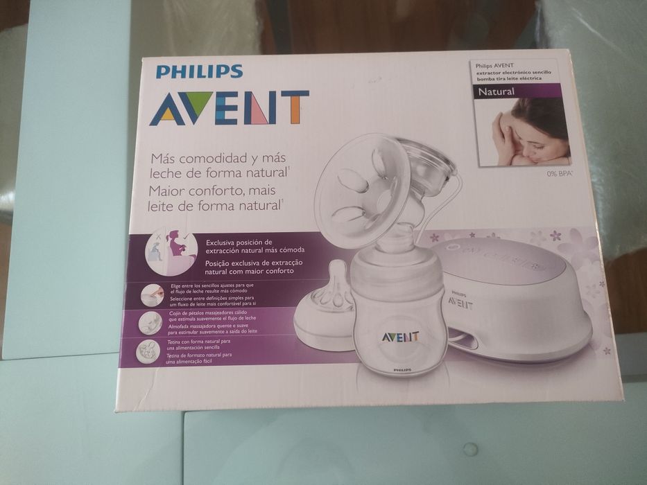 Philips Avent bomba de tirar leite eletrónica
Bomba tira leite eléctr