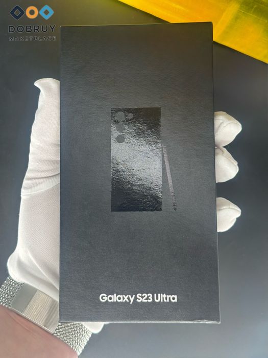 Смартфон Samsung S23 Ultra 256GB | вітринний | Phantom Black | Гарантія +