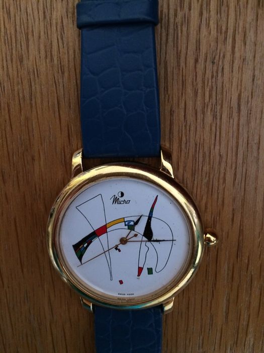 Relogio Quartz Swiss Made Micro criação Francisco Segarra Pintura Nov