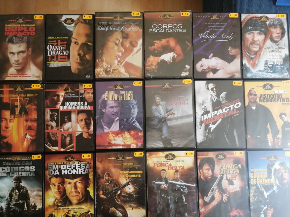 Filmes Dvd Acção e Eróticos da MGM. Abrantes (São Vicente E São João) E  Alferrarede • OLX Portugal