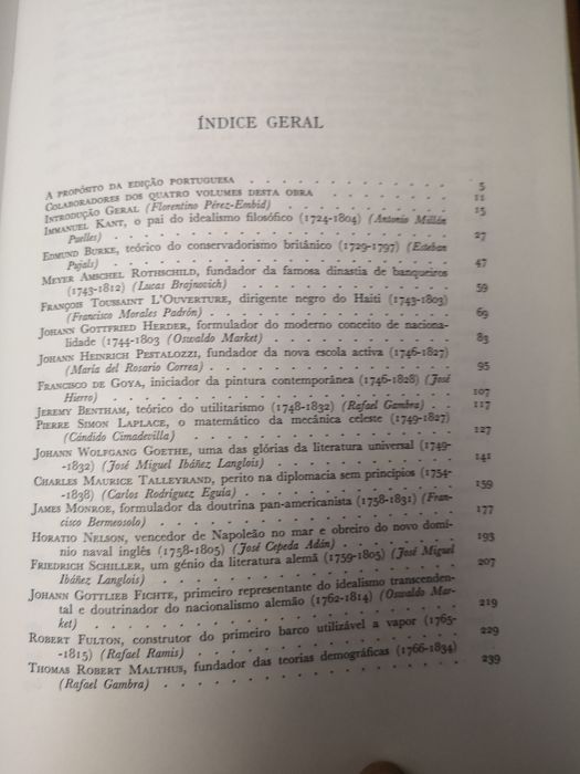 Construtores do mundo contemporâneo - NOVOS