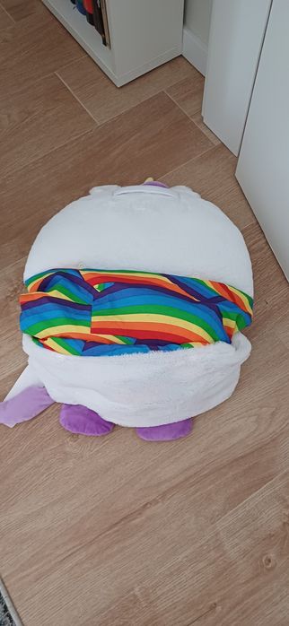 Saca cama  Dormi Locos para criança 1,37 x 51cm, conversível em almofada