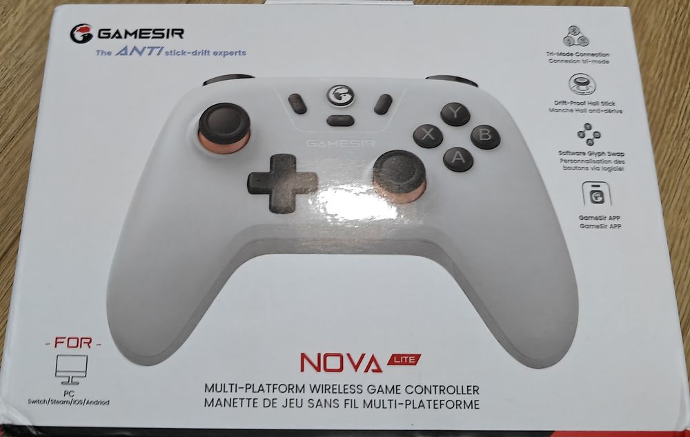 Kontroler GameSir T4 Nova Lite biały NOWY