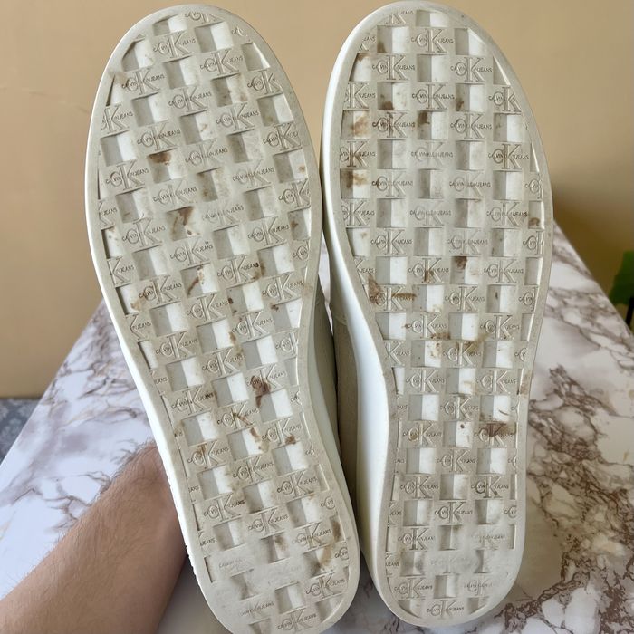 Чоловічі білі снікерси Calvin Klein, 44 eur , 28 см