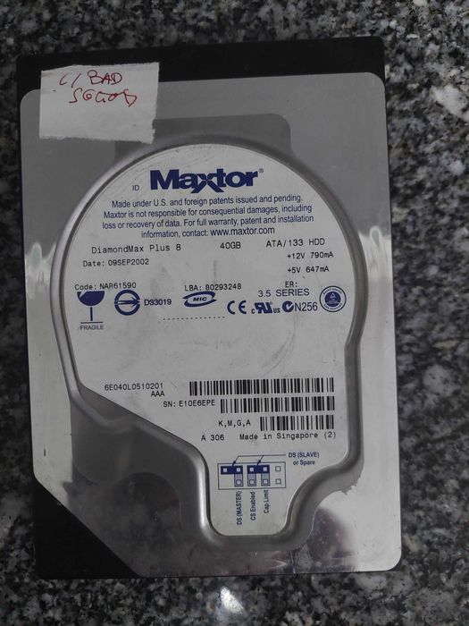 Discos ATA varias marcas e modelos