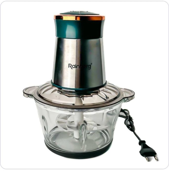 Кухонний  подрібнювач блендер зі скляною чашею Rainderg 2201-1300вт.