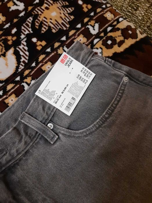 Продам новые широкие джинсы Uniqlo (34/33)