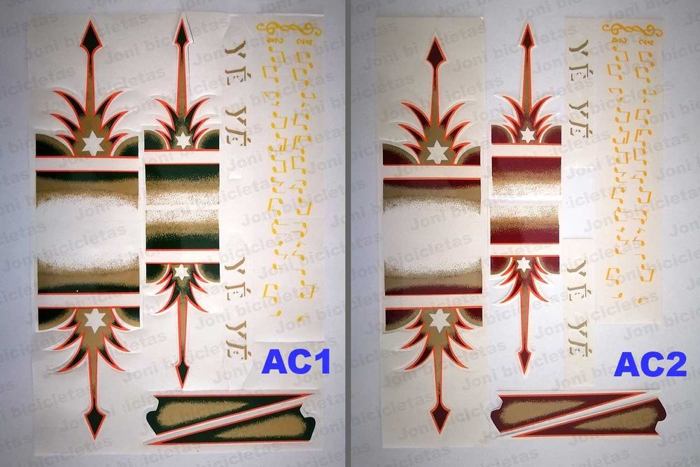 Palas, malas e punhos de bicicleta pasteleira