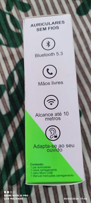 Auriculares wireless novos