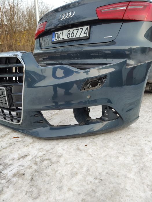 Zderzak przedni Audi A6 C7, grill,
