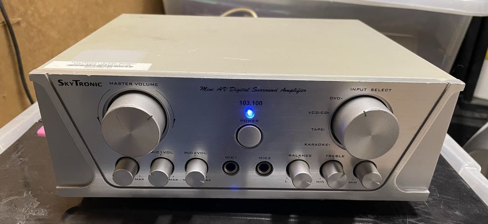 Wzmacniacz stereo audio karaoke Skytronic 103.100 Okazja!