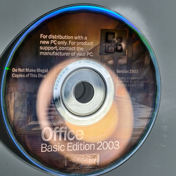 microsoft office basic eddition 2003 - sama płyta