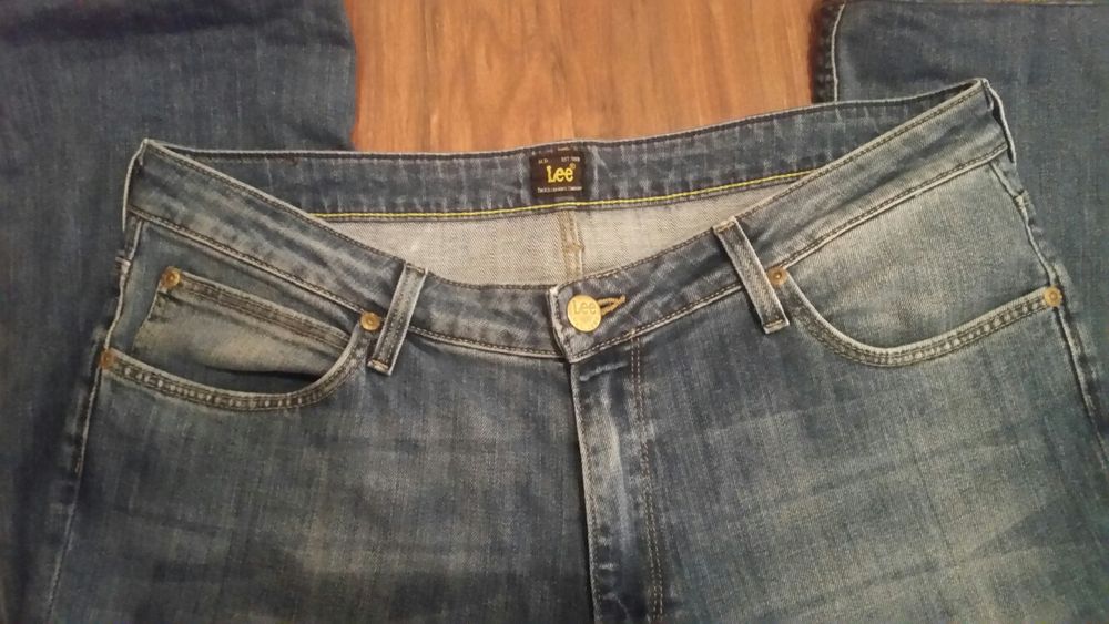 Spodnie jeansowe LEE W33 L33 oryginalne proste nogawki