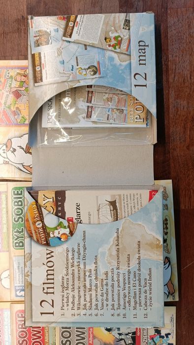 40płyt Był sobie człowiek 26VCD + Byli sobie podróżnicy12VCD + 2mapy