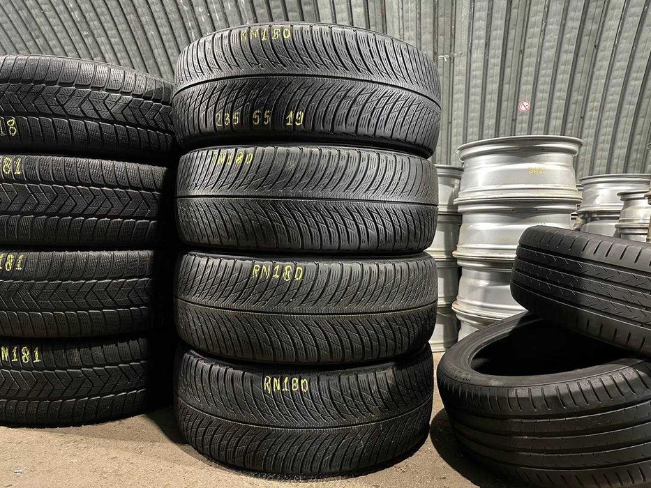 235/55 R19 Michelin Pilot Alpin 5 SUV 80% Б/У ЗИМОВІ ШИНИ RN180-20 ВЕЛИКИЙ ВИБІР СКЛАД КОЛІС