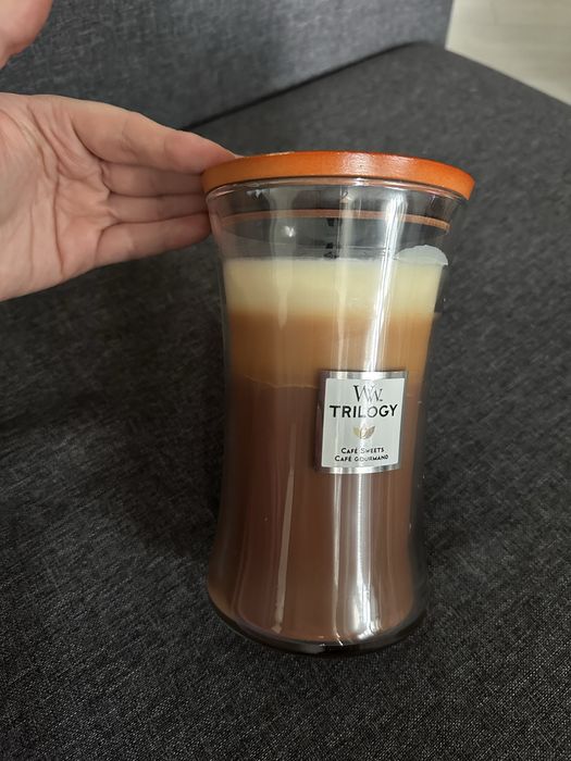 Ароматична свічка WoodWick Trilogy Café Sweets Café Gourmand, 610 г