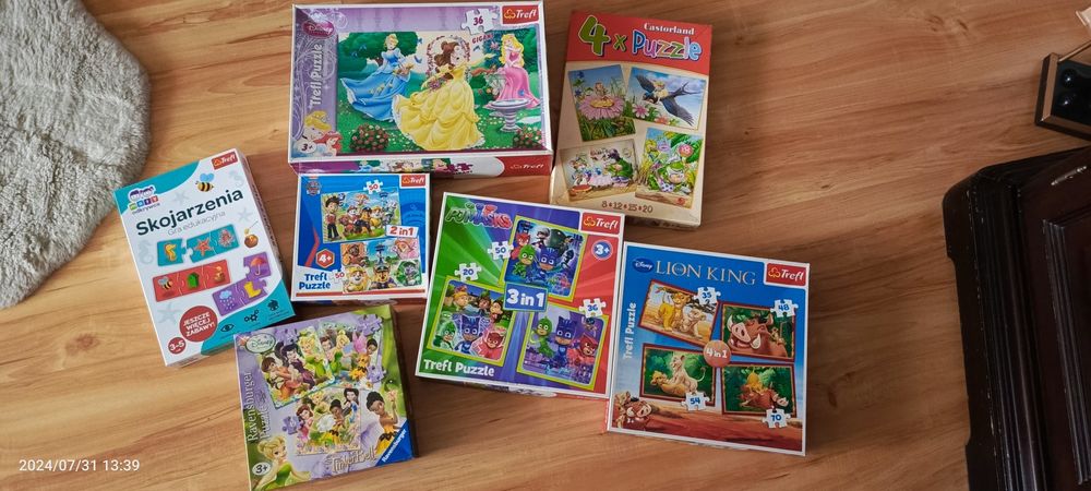 Puzzle i gra edukacyjna wiek 3+