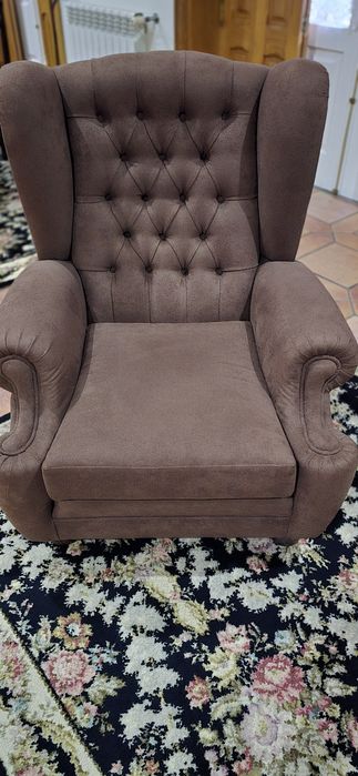 Espectacular terno de sofás vintage