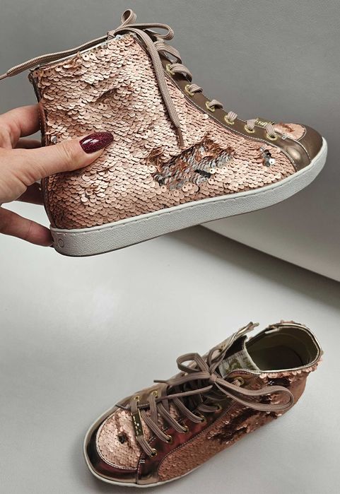 LIU JO  sneakersy włoskie cekiny roz 40-41