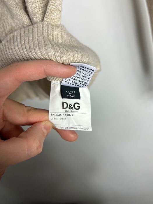 High End Sweter Dolce & Gabbana 100% Bawełna