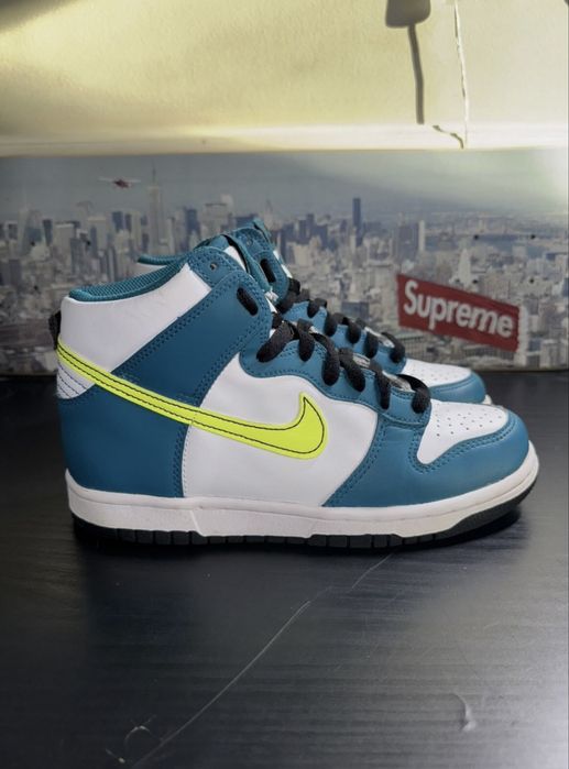 Кросівки nike dunk high bright spruce volt (39р)