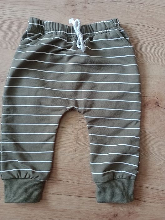 Spodnie spodenki niemowlęce nowe dresy dla chłopaka 68