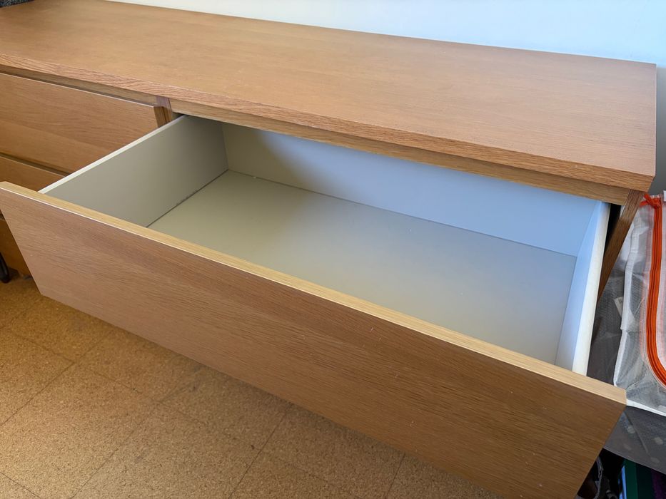 Cómoda MALM 6 gavetas IKEA