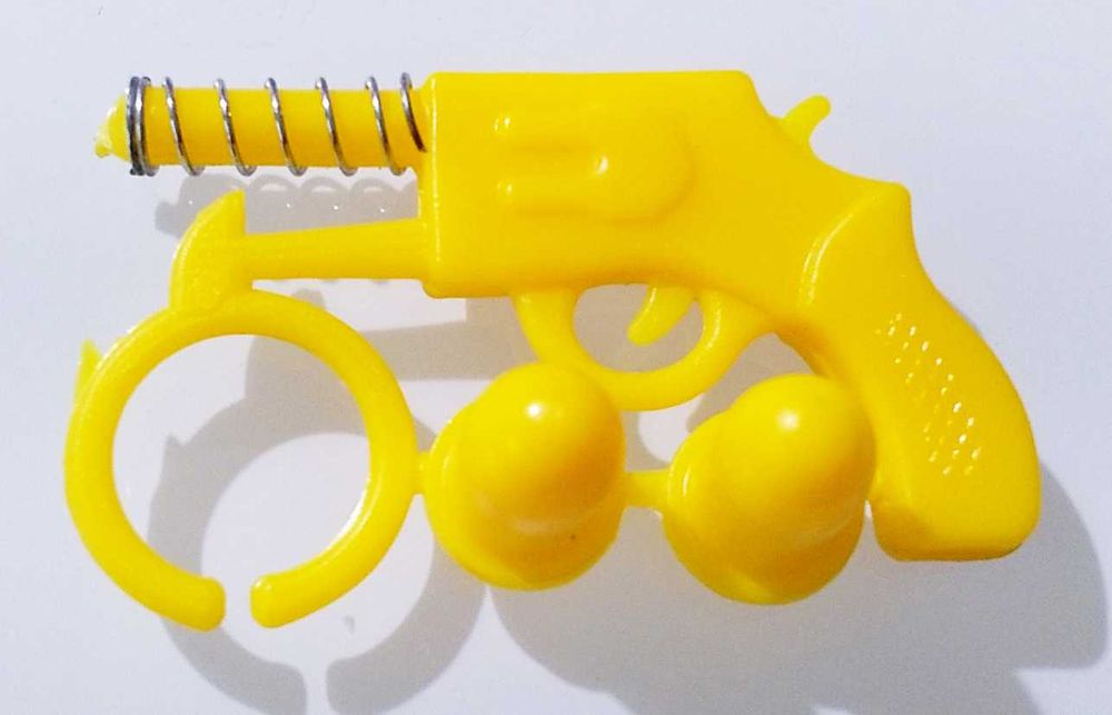Antigas "PISTOLINHAS DE DISPARO" ~ Brindes Disvenda ~ Anos 80 ~ RARAS