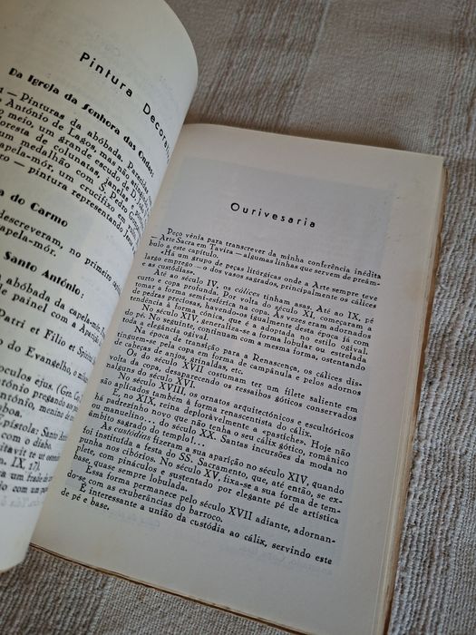 Arte Sacra em Tavira livro de 1966