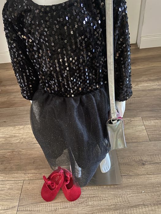 Nowa sukienka handmade rozmiar 86 tiul&cekiny