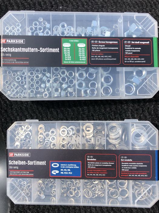 Шайби, гайки Parkside