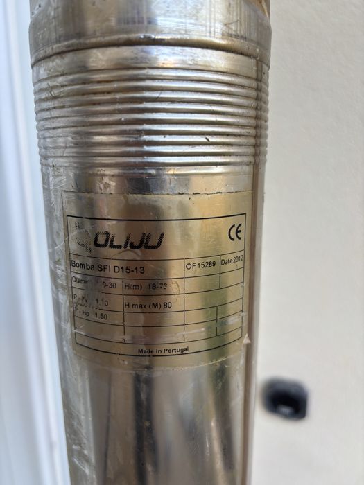 Bomba Poço / Furo Oliku SFI D15-13