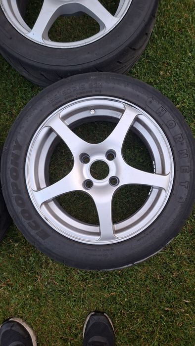 Koła aluminiowe Semi Slick 15 cali 5 opon 4x108
