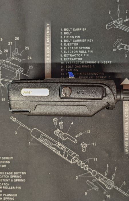 Рація цифрова (IP67) TYT MD-UV390Plus GPS 10Вт (шифр. AES256)акум 2800