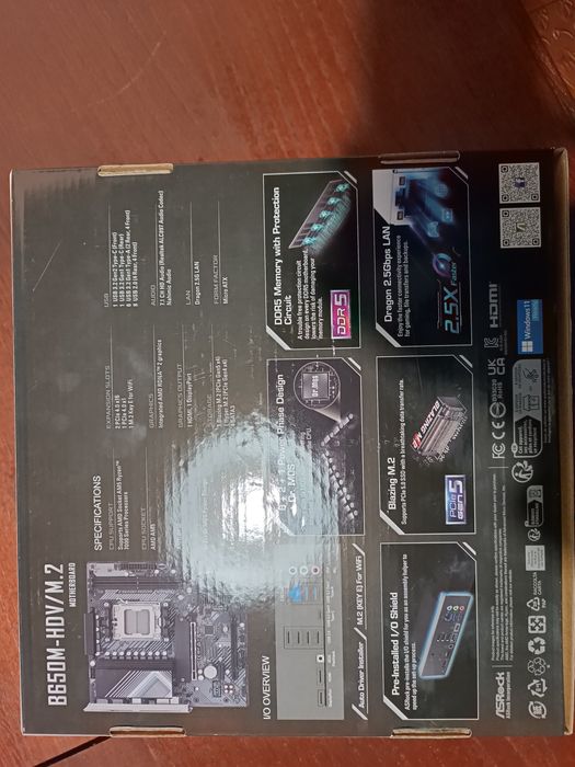 AM5 Motherboard - ASRock B650-HDV/M.2