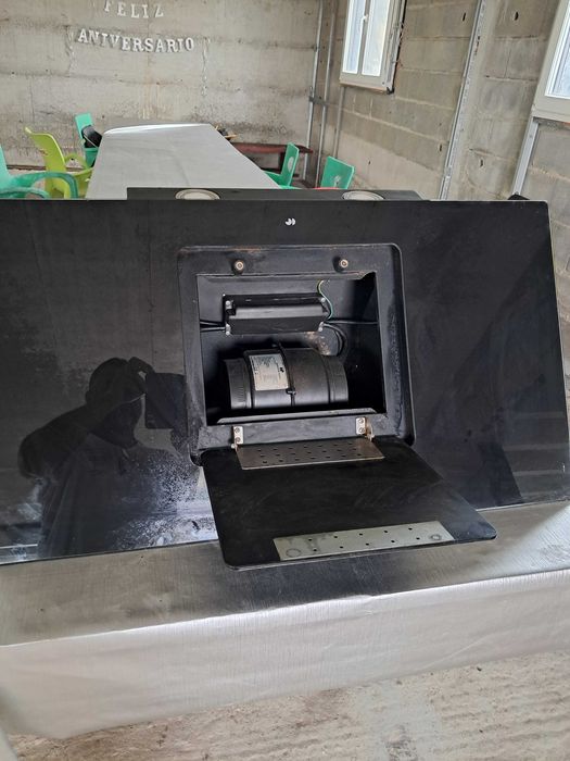 Exaustor preto  90 cm