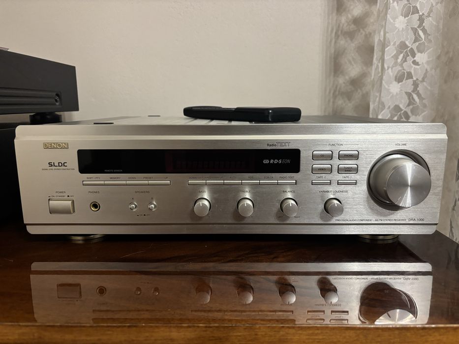 Denon DRA-1000 z oryginalnym pilotem