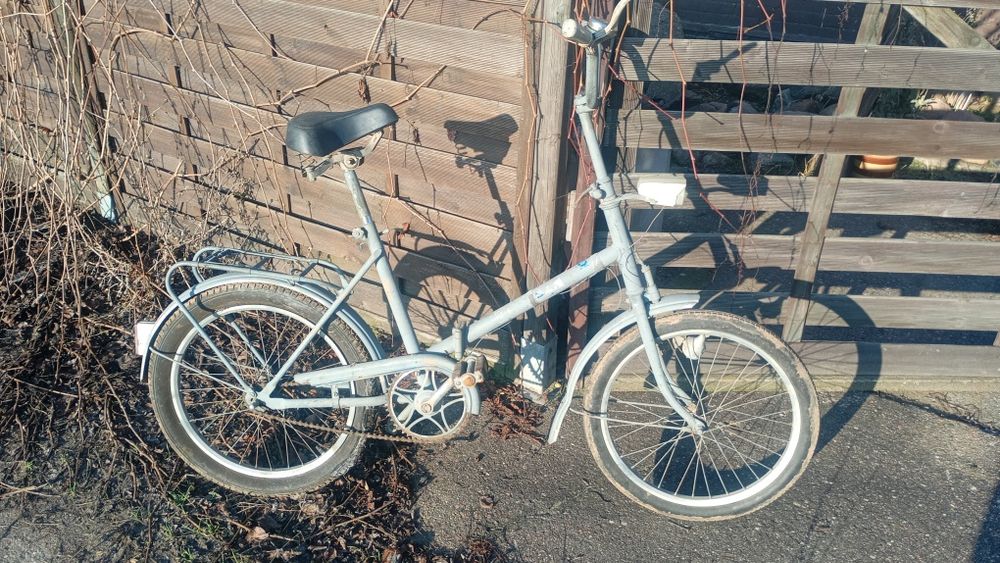 Rower składak stary na małych kółkach
