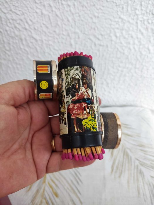 Caixa porta fósforos vintage