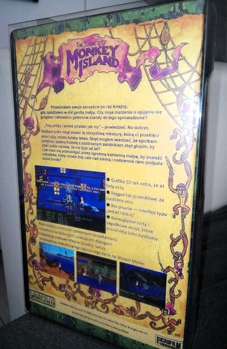 Secret of monkey island - Pudełko plus Gry na Dyskietki Dla Amiga 500