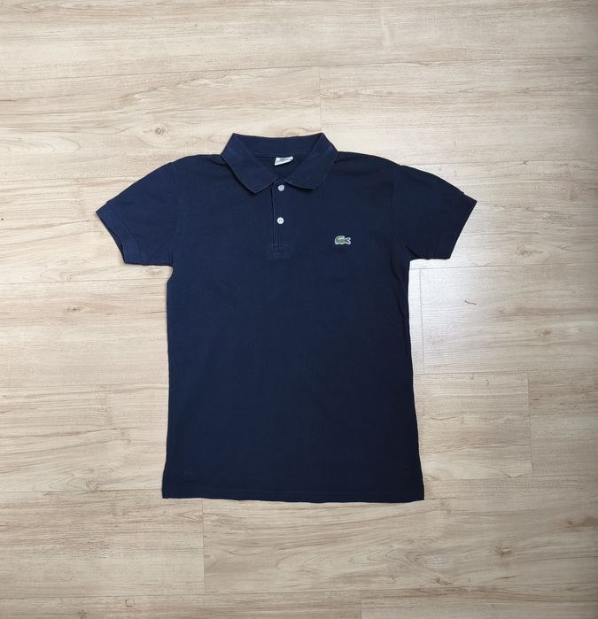 Polo Lacoste M – granatowe, oryginalne, 100% bawełna