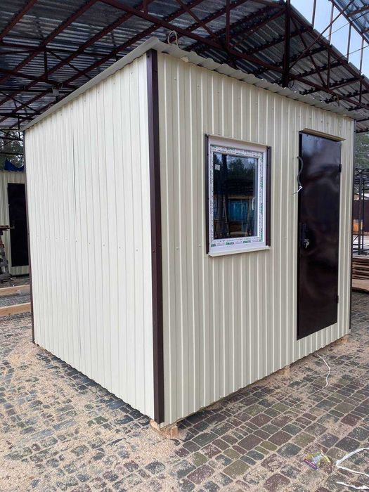 Будинки, побутівки, пости охорони — виробництво та доставка