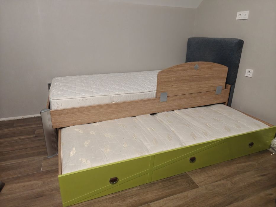 Ліжко  висувне Cilek +2 матраци