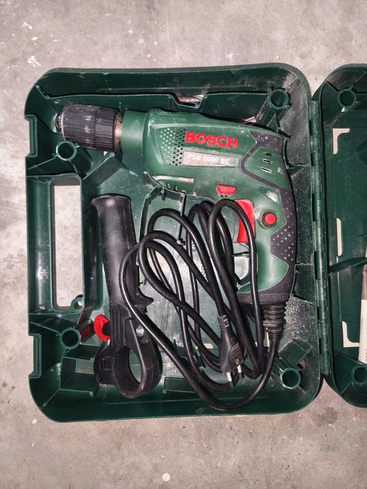 Berbequim Bosch PSB 6000 RE – 570W + Mala Original