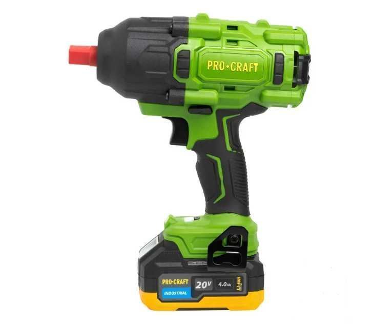 Акумуляторний гайковерт в кейсі 20В (з 1 АКБ та ЗП) Procraft PWA80