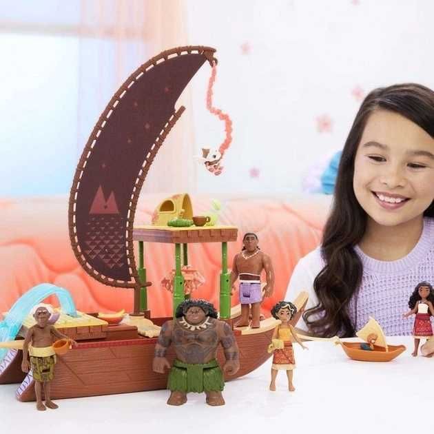 Ігровий набір Disney Vaiana 2 - Пригодницьке каное з лялькою Моана 2