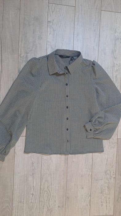 Koszula damska Vero Moda S – czarno-biała kratka