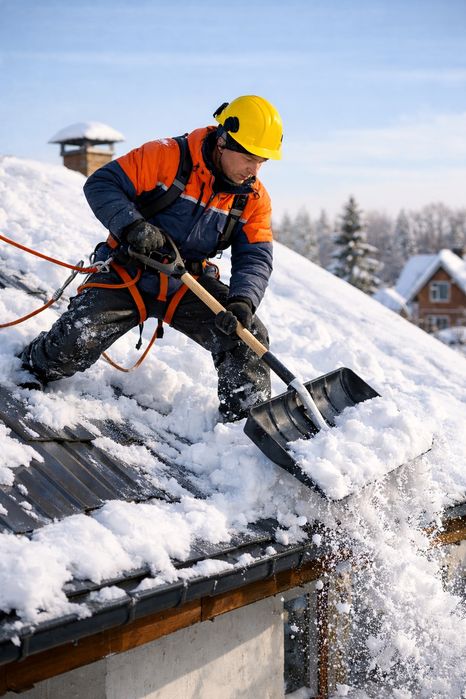 Odśnieżanie dachów
