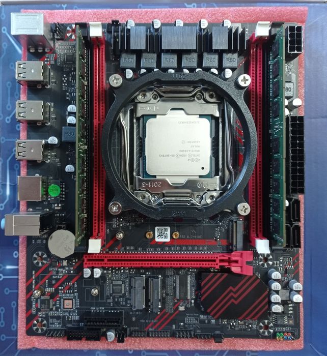 Игровой комплект SOYO X99 E5 2011V3 + XEON 2673 V3 + 16gb (2×8) DDR3